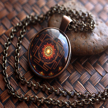 Load image into Gallery viewer, Sri Yantra Pendant Necklace