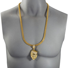 Load image into Gallery viewer, Crown Lion King Pendant Necklace