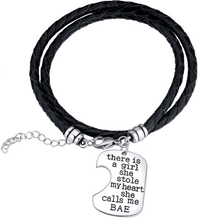 Load image into Gallery viewer, Bae Hand Stamped Bracelet Set