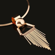Load image into Gallery viewer, Collar Alloy Tassel Necklace
