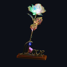 Load image into Gallery viewer, 24K Foil Plated Valentine Rose