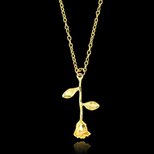 Load image into Gallery viewer, Delicate Rose Flower Pendant