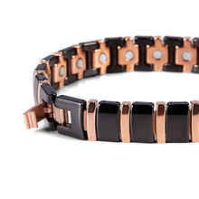 Load image into Gallery viewer, Black Ceramic Magnetic Bracelet
