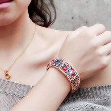 Load image into Gallery viewer, Colorful Crystal Bangle