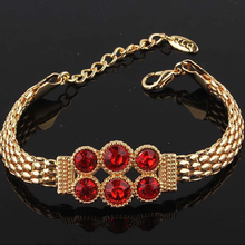 Load image into Gallery viewer, Floral Garnet Set