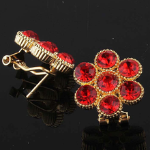 Load image into Gallery viewer, Floral Garnet Set