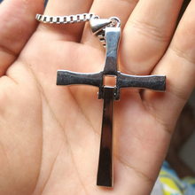 Load image into Gallery viewer, Cross Crystal Necklace