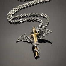 Load image into Gallery viewer, Dragon Sword Men's Stainless Steel Pendant