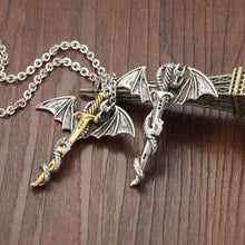 Load image into Gallery viewer, Dragon Sword Men's Stainless Steel Pendant