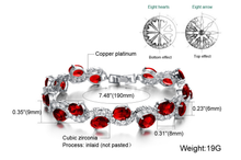 Load image into Gallery viewer, Red Garnet Exquisite Bracelet
