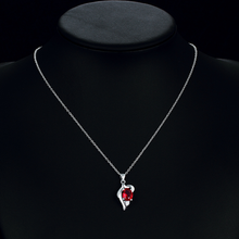 Load image into Gallery viewer, Elegant Ruby Crystal Necklace