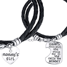 Load image into Gallery viewer, Mommy's Girl Hand Stamp Bracelet Set