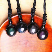Load image into Gallery viewer, Goodluck Obsidian Pendant