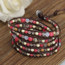Load image into Gallery viewer, Soft Pink Natural Wrap Bracelet