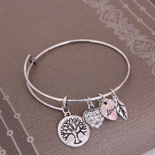 Load image into Gallery viewer, Tree of Life Charm Bangle