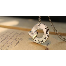 Load image into Gallery viewer, I Love You More - Pendant Necklace