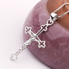 Load image into Gallery viewer, Cross Silver Pendant