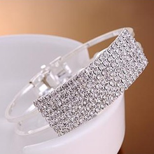 Load image into Gallery viewer, Crystal Cuff Bracelet