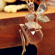 Load image into Gallery viewer, Angel Wing Fairy Necklace