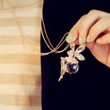 Load image into Gallery viewer, Angel Wing Fairy Necklace