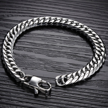 Load image into Gallery viewer, Silver Cut Chain Bracelet