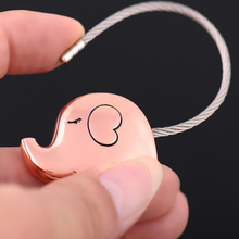 Load image into Gallery viewer, Save The Elephant Love Keychain Set