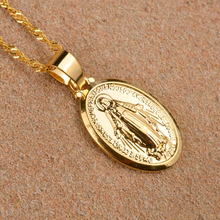 Load image into Gallery viewer, Virgin Mary Pendant Necklace