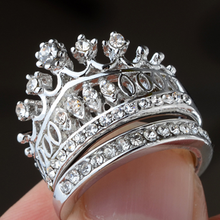 Load image into Gallery viewer, Imperial Crown Ring Set