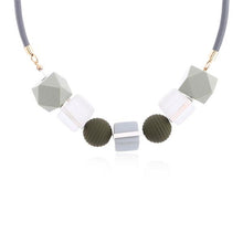 Load image into Gallery viewer, Wooden Statement Necklace
