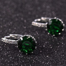 Load image into Gallery viewer, Cubic Zircon Crystal Stud Earrings
