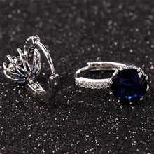 Load image into Gallery viewer, Cubic Zircon Crystal Stud Earrings
