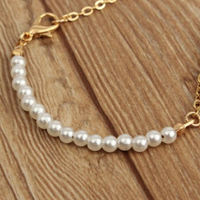 Load image into Gallery viewer, Freshwater Chinese Pearl Chain Bracelet
