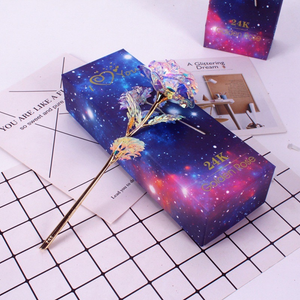 24K Foil Plated Valentine Rose