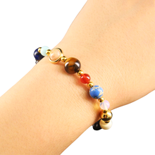 Load image into Gallery viewer, Universe Natural Stone Planet Bracelet

