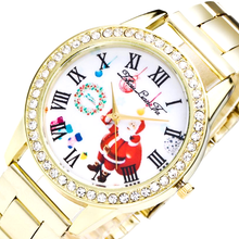 Load image into Gallery viewer, Santa Claus Quartz Steel Watch
