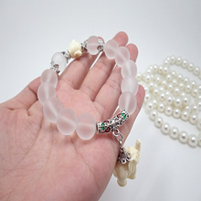 Load image into Gallery viewer, Natural Frosted Elephant Bracelet
