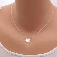 Load image into Gallery viewer, Geometric elephant pendant
