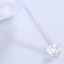 Load image into Gallery viewer, Geometric elephant pendant

