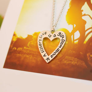 A Sister's Love is a Gift From Above - Pendant