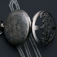 Load image into Gallery viewer, Batman Half Hunter Pocket Watch
