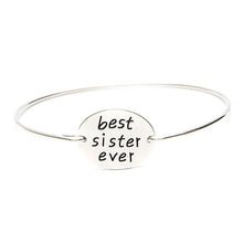 Load image into Gallery viewer, Best Sister Ever Bangle
