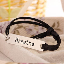 Load image into Gallery viewer, Breathe Leather Strap Bracelet
