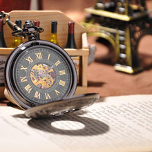Load image into Gallery viewer, Black Vine Pocket Watch
