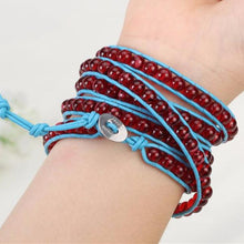 Load image into Gallery viewer, Galaxy Marble Wrap Bracelet
