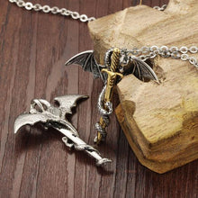 Load image into Gallery viewer, Dragon Sword Men's Stainless Steel Pendant
