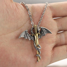 Load image into Gallery viewer, Dragon Sword Men's Stainless Steel Pendant
