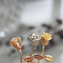 Load image into Gallery viewer, Exquisite Tricolor Rose Flower Pendant
