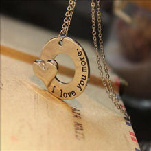 Load image into Gallery viewer, I Love You More - Pendant Necklace
