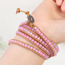 Load image into Gallery viewer, Pink Nebula Wrap Bracelet
