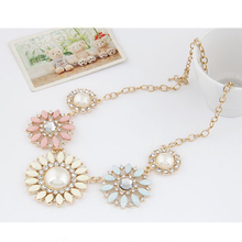 Load image into Gallery viewer, Floral Classic Statement Necklace
